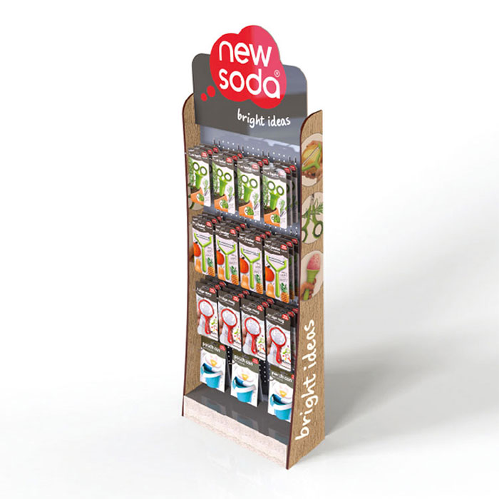 木質金屬展示架定制 落地洞洞板掛鉤展示架