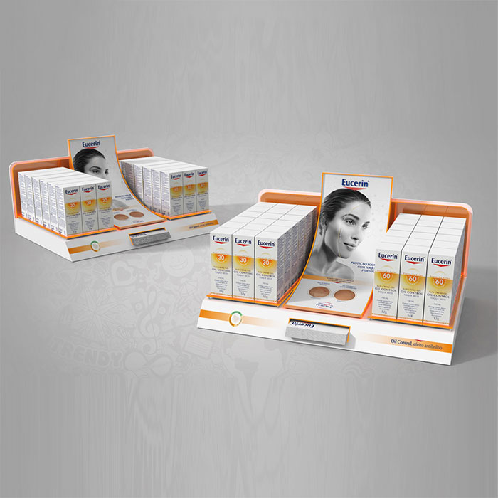 品牌化妝品系列展示架 護理用品展示架定制