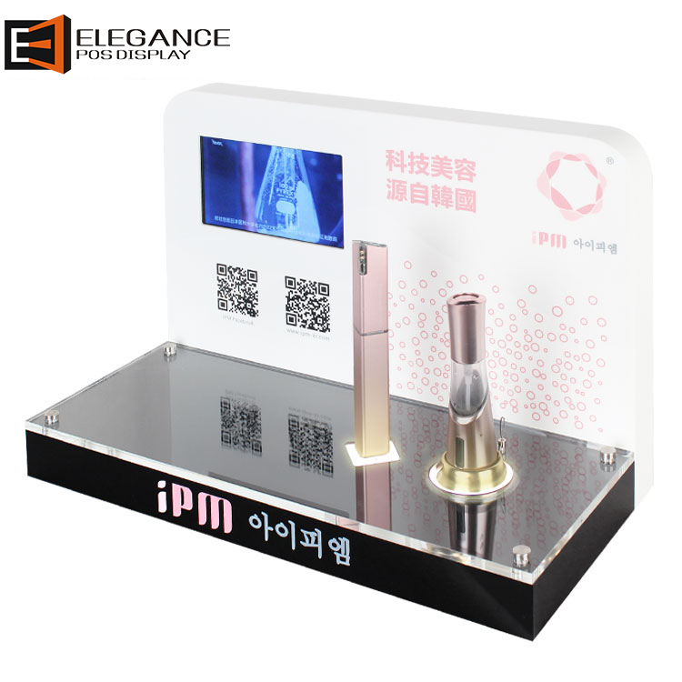 出色的設計護膚產品展示架帶燈的亞克力化妝品展架 出色的設計護膚產品展示架帶燈的亞克力化妝品展架