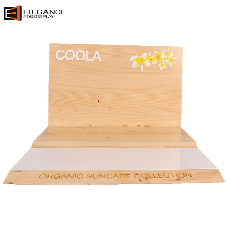 定制木制臺(tái)面防曬產(chǎn)品展示架 展架設(shè)計(jì)批發(fā)