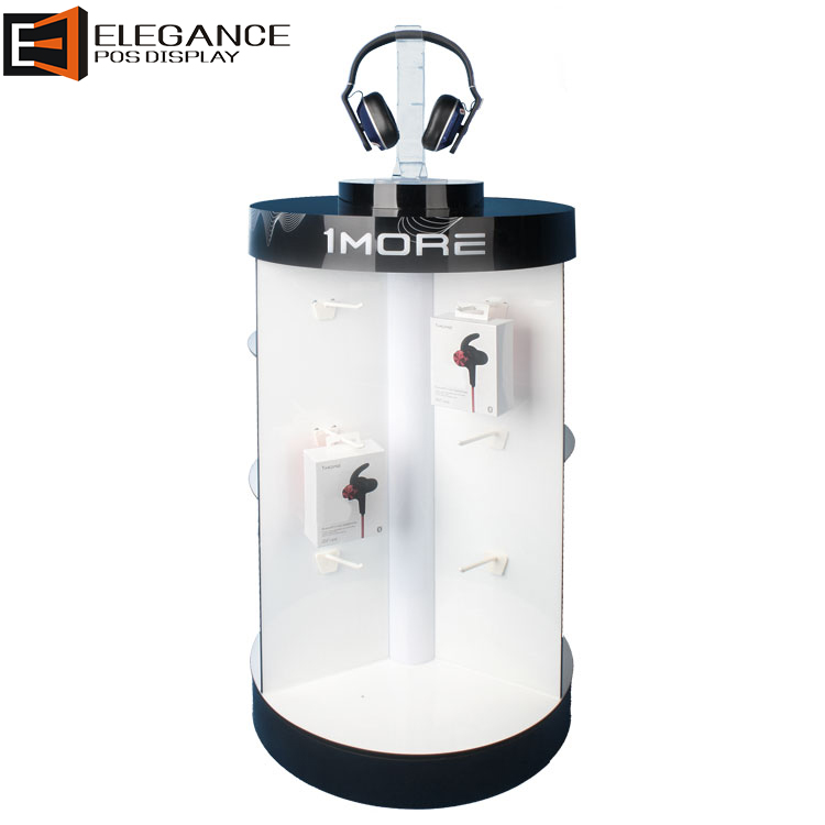 定制亞克力耳機架帶LED燈的耳機展示架